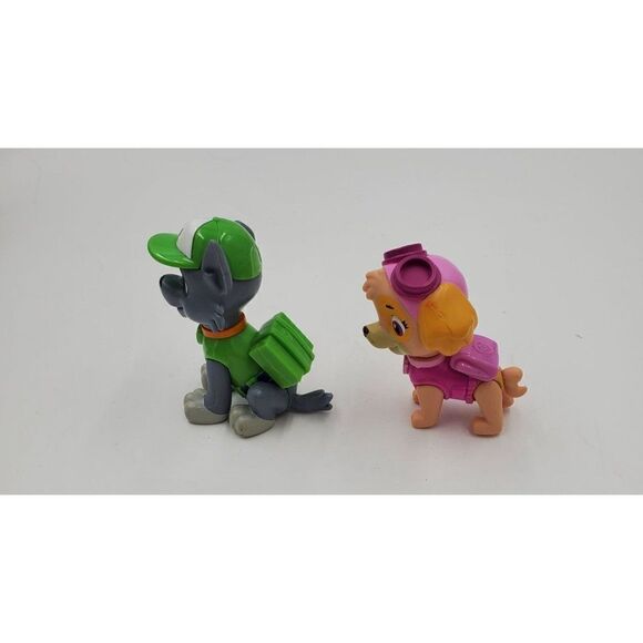 Spin Master Paw Patrol Figure Lot Of 4 Chase Rubble Rocky Skye - Picture 7 of 9